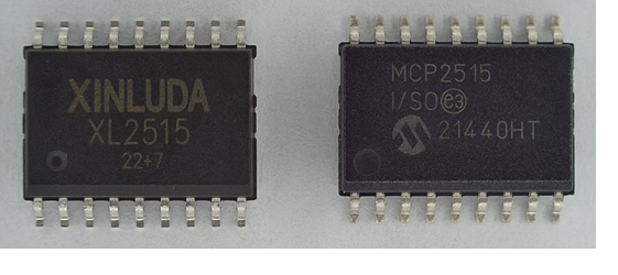 信路达CAN总线控制器XL2515可完全Pin2Pin替代国外友商MCP2515，软硬件基本一致！