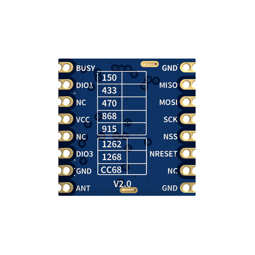 G-NiceRF(思为无线)LoRa-CC68-915   FCC ID认证 LLCC68芯片 160mW LoRa无线模块
