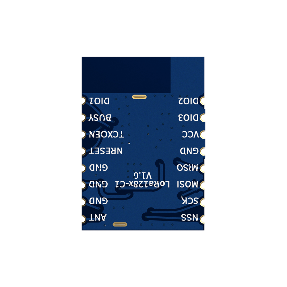 G-NiceRF(思为无线)LoRa128X-C1 2.4GHz 远距离LoRa扩频无线收发模块：IPEX 和 PCB antenna 二合一